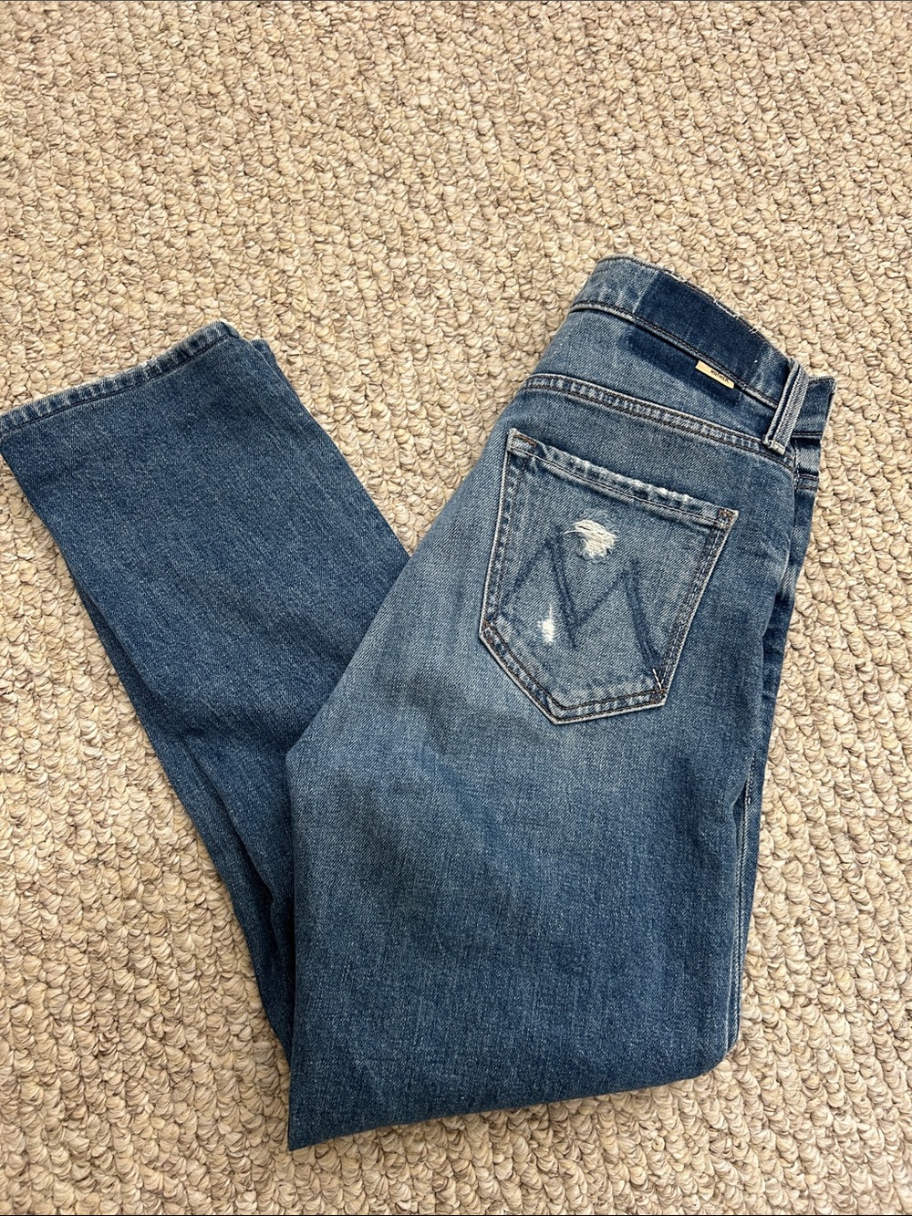 Mother Superior High Waisted Rider Ankle-size 25